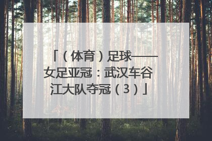 （体育）足球——女足亚冠：武汉车谷江大队夺冠（3）