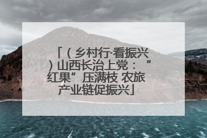 （乡村行·看振兴）山西长治上党：“红果”压满枝 农旅产业链促振兴