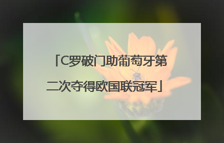 C罗破门助葡萄牙第二次夺得欧国联冠军