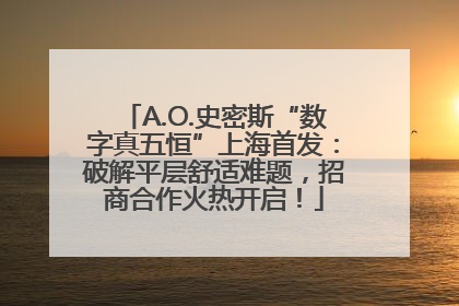A.O.史密斯“数字真五恒”上海首发：破解平层舒适难题，招商合作火热开启！