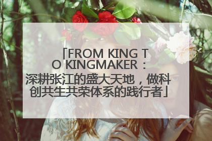 FROM KING TO KINGMAKER：深耕张江的盛大天地，做科创共生共荣体系的践行者